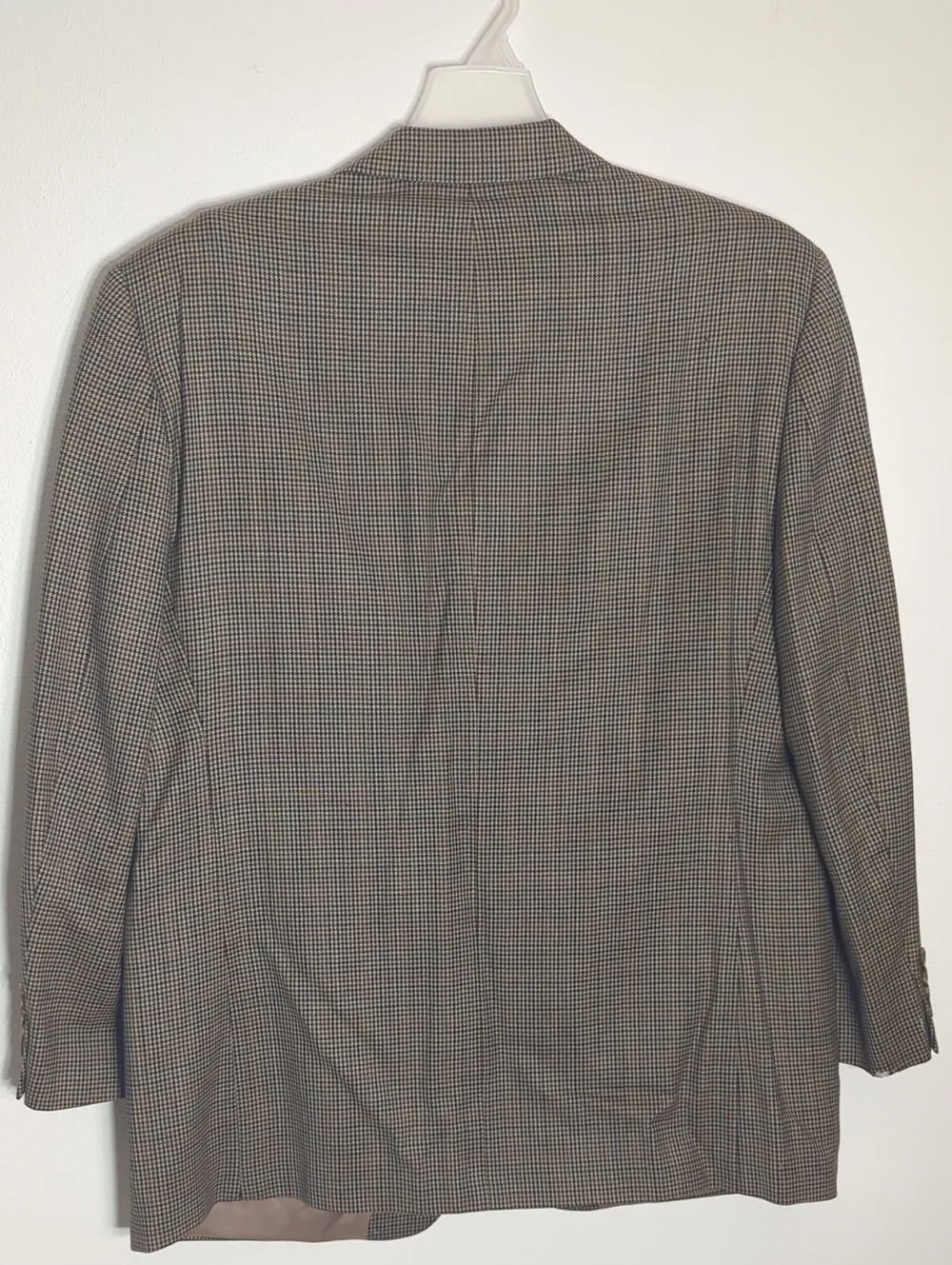 Mens Blazer Lot 100% Wool for Crafters Sewing Upcycling Tweed Houndstooth Autumn
